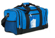 青い上限メンズ大きい旅行ダッフル バッグの耐久財、防水ダッフル バッグ