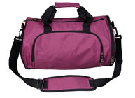偶然の防水ナイロン ダッフル バッグ、ピンクの女性のダッフル バッグ2の側面のポケット