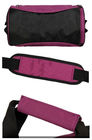 偶然の防水ナイロン ダッフル バッグ、ピンクの女性のダッフル バッグ2の側面のポケット