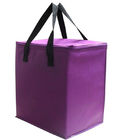 大人のための絶縁されたより涼しいトート バック/使い捨て可能な昼食袋/紫色のクーラー袋