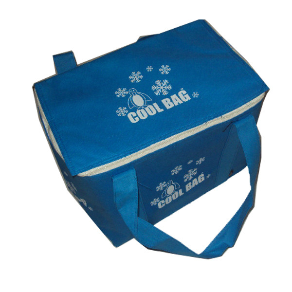 青の顧客用非編まれた絶縁されたピクニック袋によって絶縁されるより涼しい戦闘状況表示板