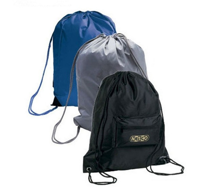 黒く/青/灰色の昇進のギフトはポリエステル ドローストリングのバックパックを袋に入れます