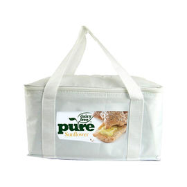 600Dポリエステル24は絶縁されたピクニック袋、昇進の昼食袋の白色できます
