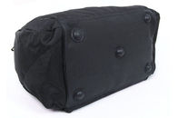 カスタマイズされた携帯用黒いダッフル バッグの荷物流行600Dポリエステル材料