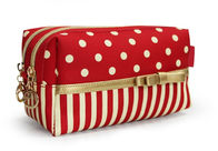 赤い綿レディース旅行化粧品は流行化粧品のハンドバッグを袋に入れます