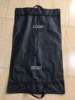 クリップ スーツの衣装袋旅行黒Pevaはウェビングのハンドル100*60 cmのサイズを印刷しました