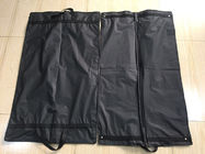 クリップ スーツの衣装袋旅行黒Pevaはウェビングのハンドル100*60 cmのサイズを印刷しました